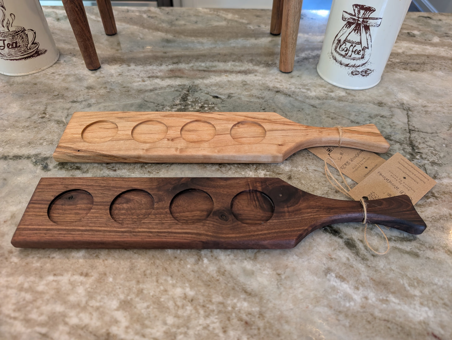 Hardwood Shot Flight Tray