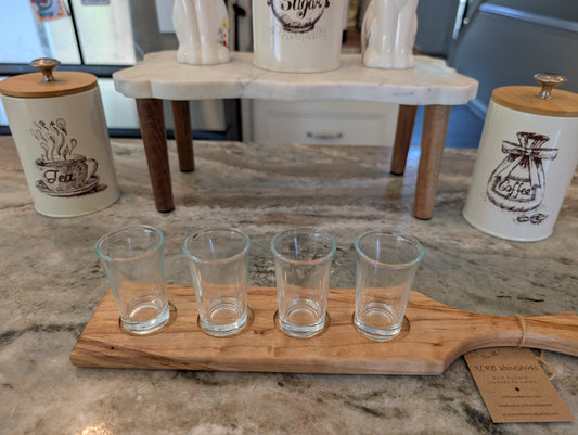 Hardwood Shot Flight Tray