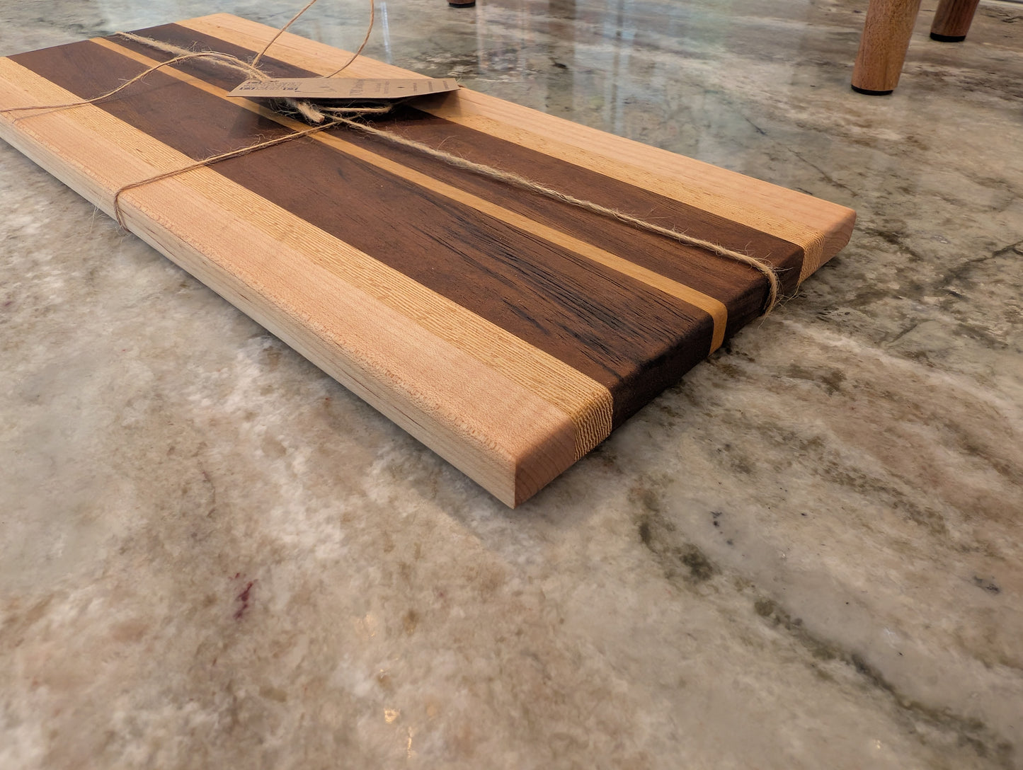 Bread Serving & Cutting Board – Walnut, Cherry, Maple & Osage Orange (#340)