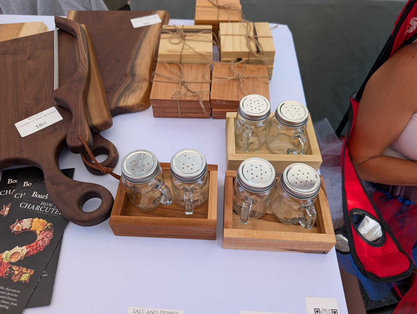 Mini Mason Jar Salt & Pepper Shaker Set