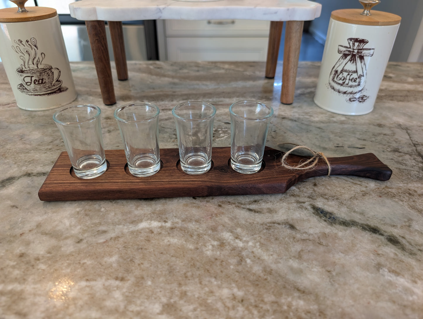 Hardwood Shot Flight Tray