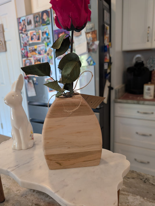 Hardwood Bud Vase