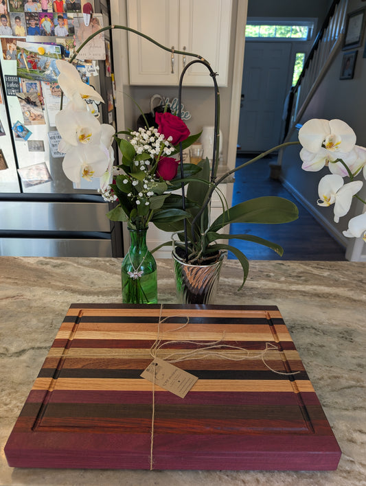Color Cutting Board with Juice groove (#145)