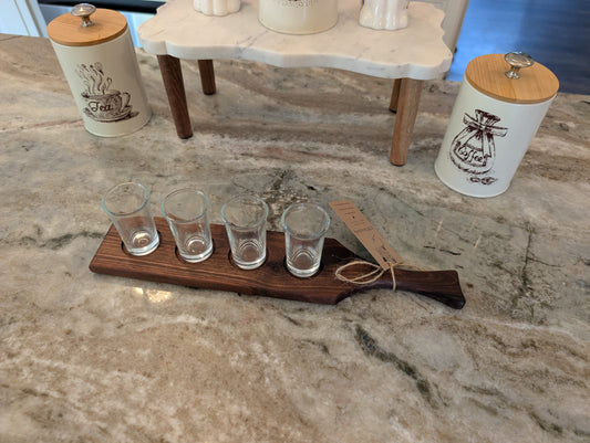 Hardwood Shot Flight Tray