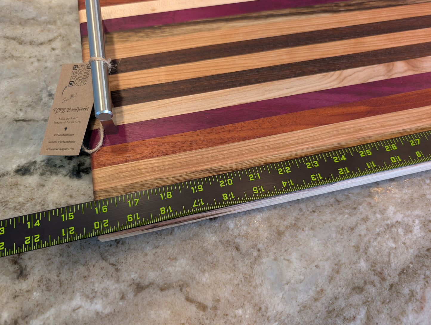 Exotic Wood Serving Tray (#702)