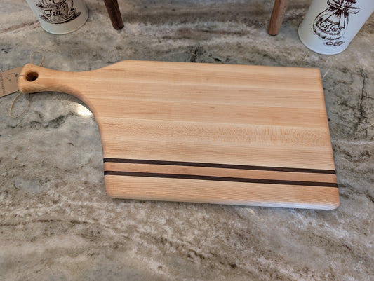Maple & Walnut Accent Charcuterie Board (#137)
