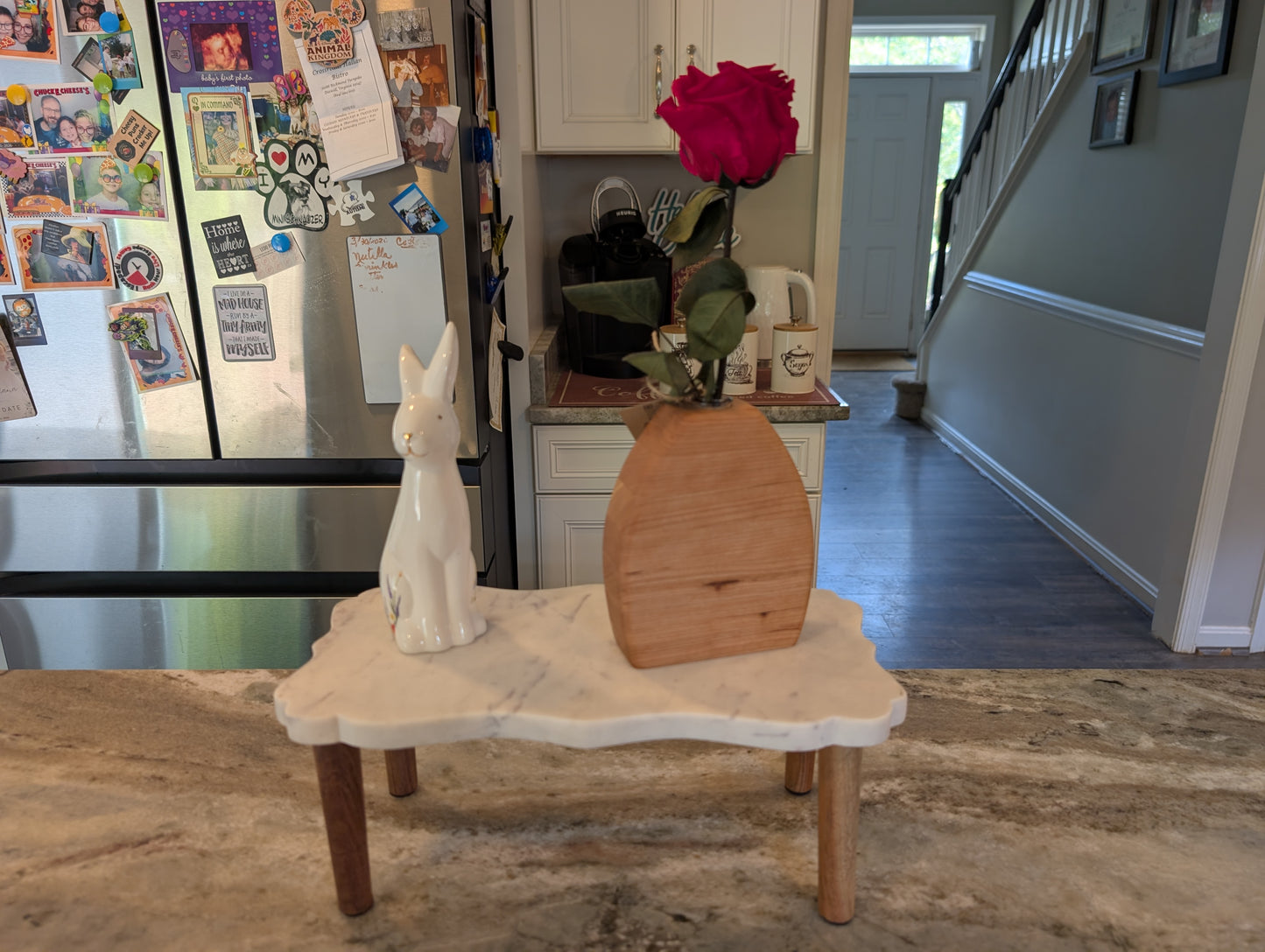 Hardwood Bud Vase
