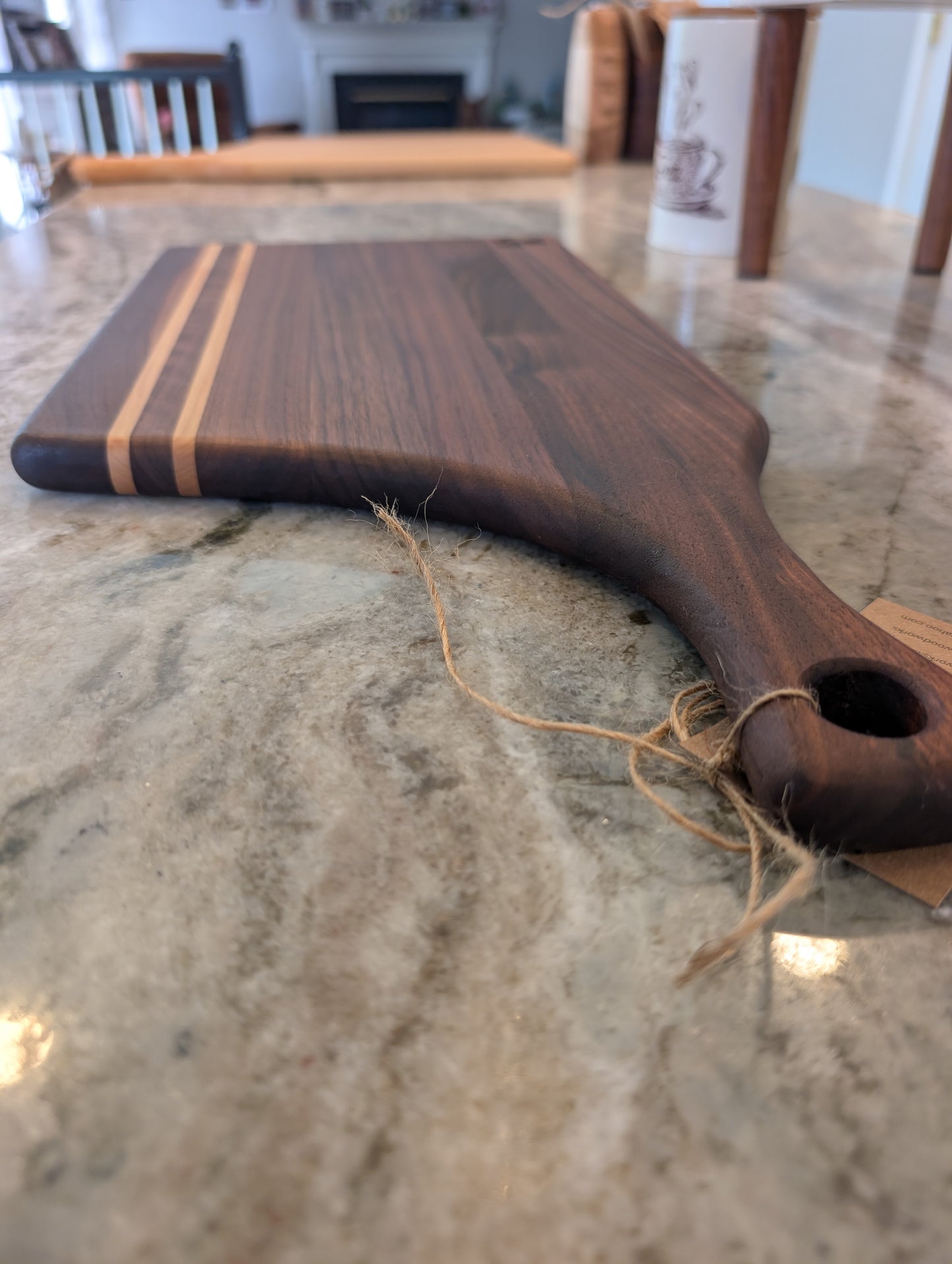 Walnut & Maple Accent Charcuterie Board (#136)