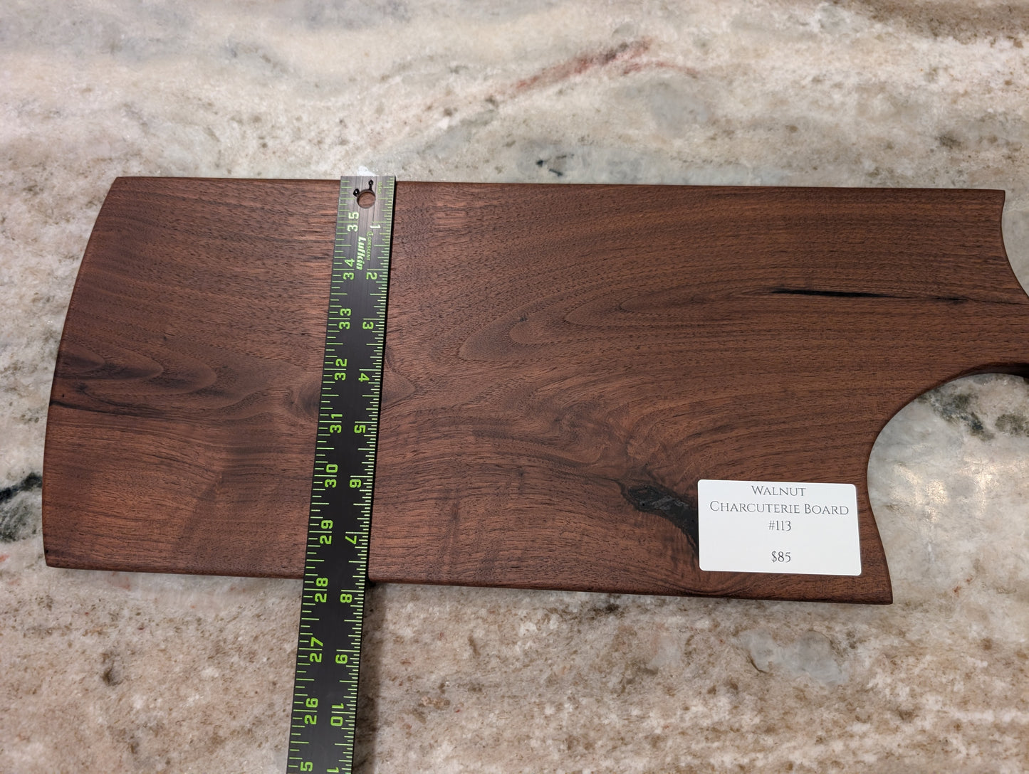 Walnut Charcuterie Board (#113)