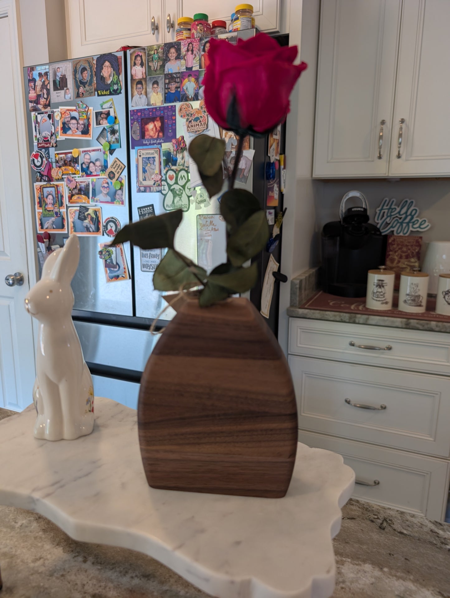 Hardwood Bud Vase