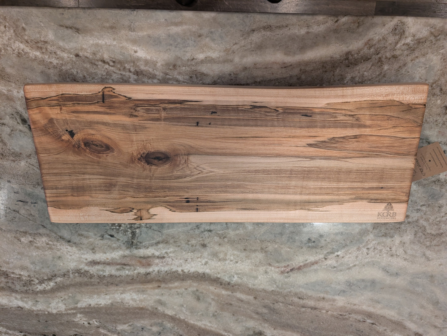 Ambrosia Maple Live Edge Serving Tray (#703)