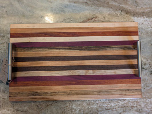 Exotic Wood Serving Tray (#702)
