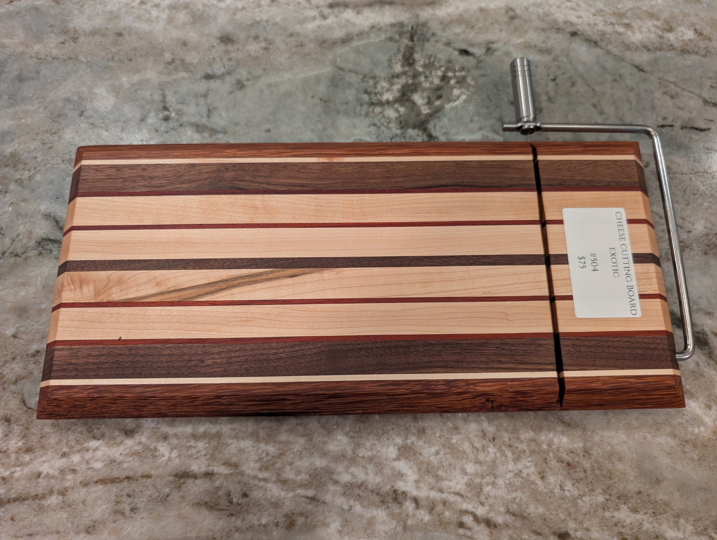 Exotic Cheese Cutting Board (#504)