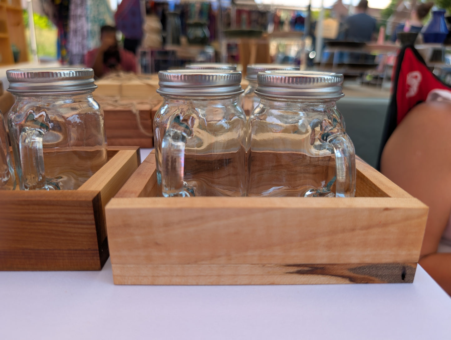 Mini Mason Jar Salt & Pepper Shaker Set