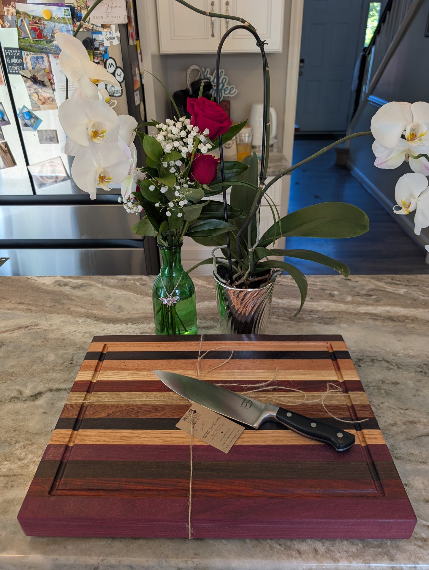 Color Cutting Board with Juice groove (#145)