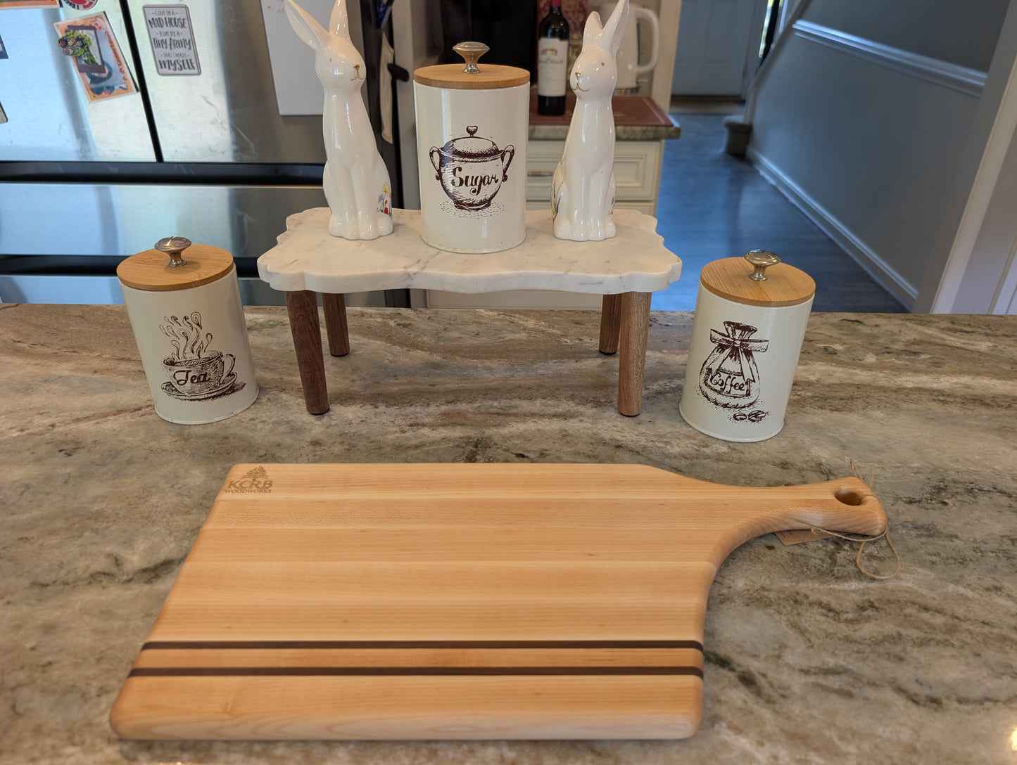 Maple & Walnut Accent Charcuterie Board (#137)