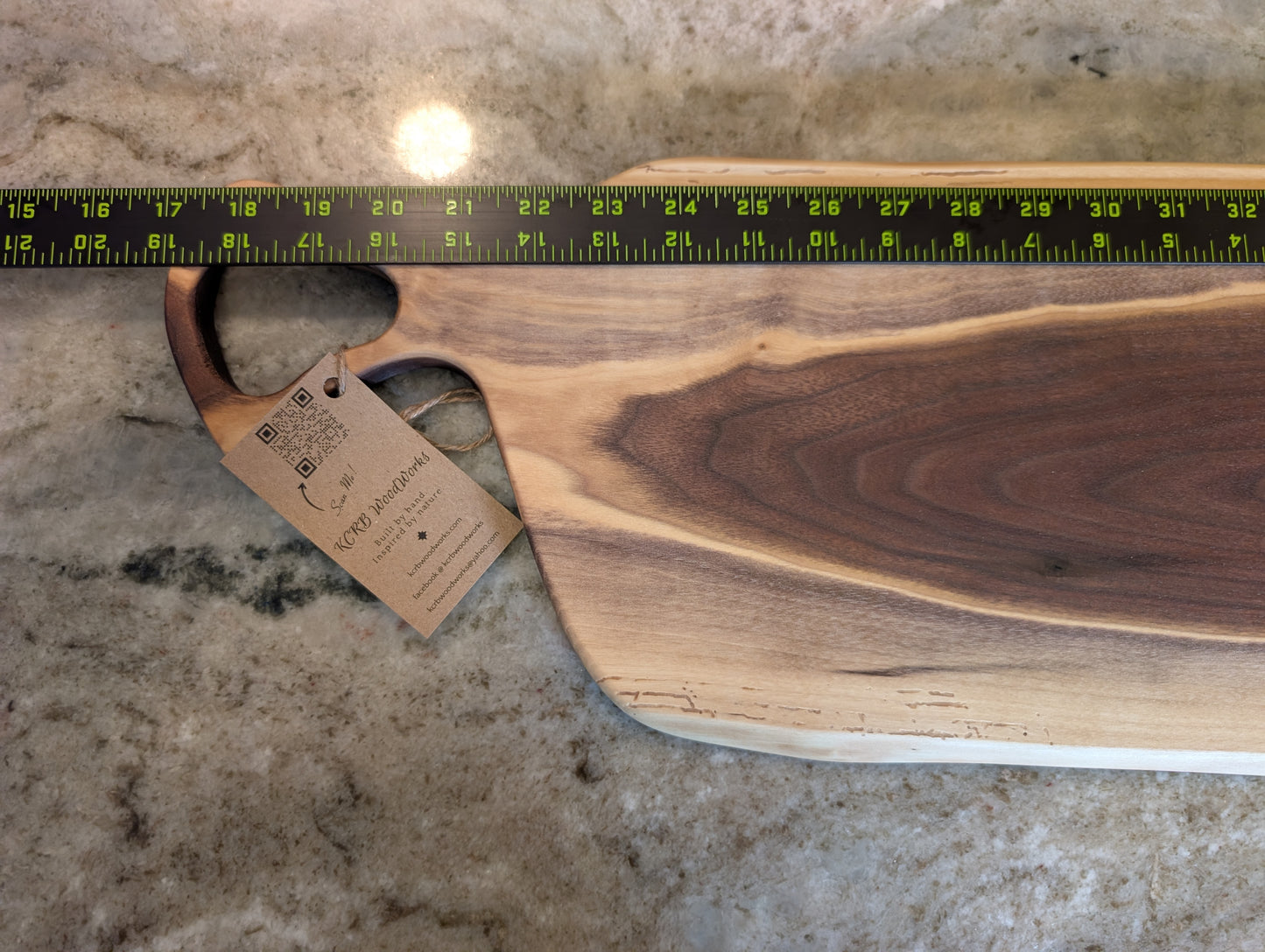 Walnut Charcuterie Board (#117)