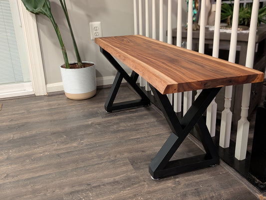 Handcrafted Teak Bench Raffle