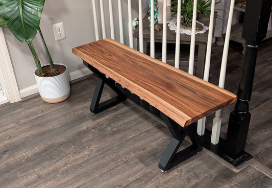 Handcrafted Teak Bench Raffle