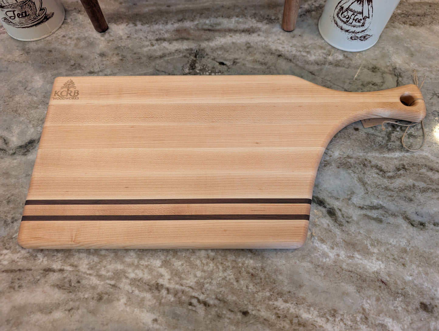 Maple & Walnut Accent Charcuterie Board (#137)