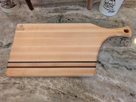 Maple & Walnut Accent Charcuterie Board (#137)