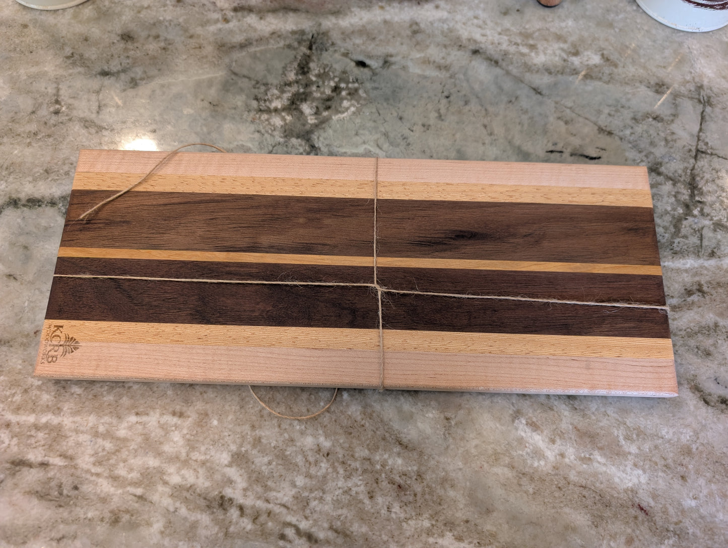 Bread Serving & Cutting Board – Walnut, Cherry, Maple & Osage Orange (#340)
