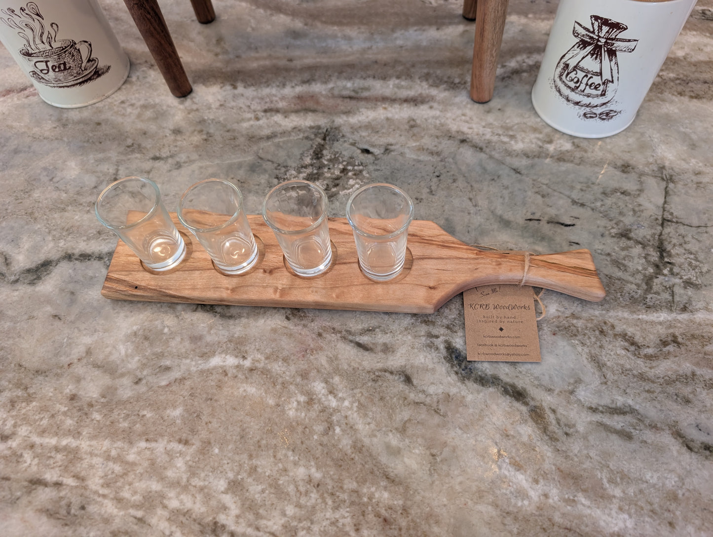 Hardwood Shot Flight Tray