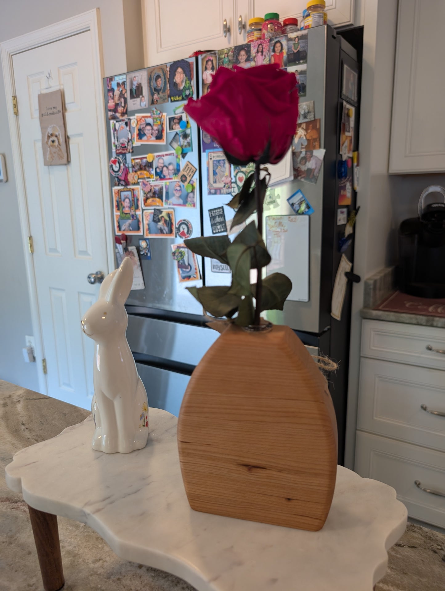 Hardwood Bud Vase