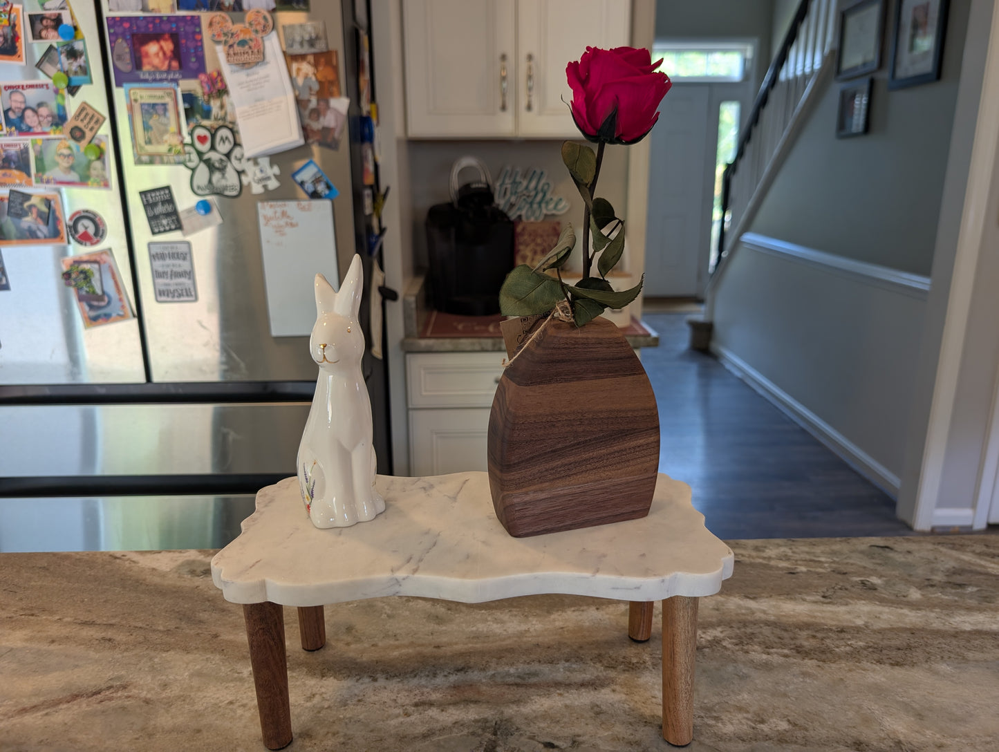 Hardwood Bud Vase