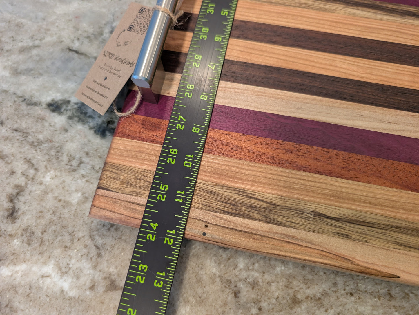 Exotic Wood Serving Tray (#702)